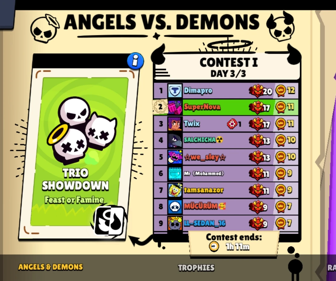 Brawl Stars Angels vs Demons Event